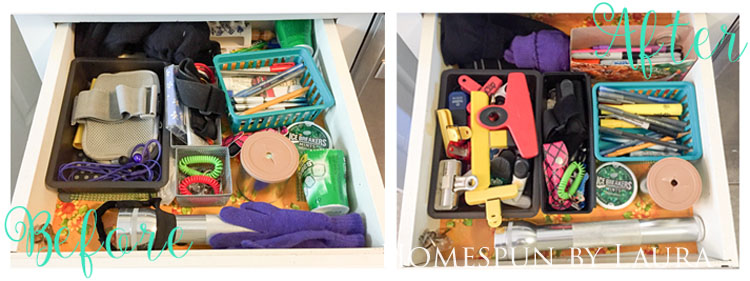 30 Projects in 30 Days | Organizing Kitchen Drawers | Homespun by Laura