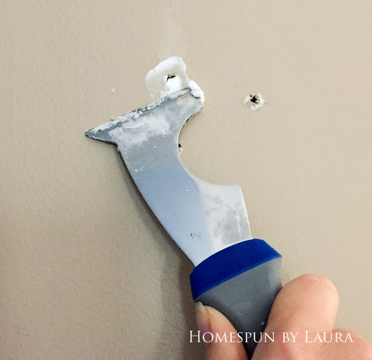 30 Projects in 30 Days | Paint random holes in the wall | Homespun by Laura