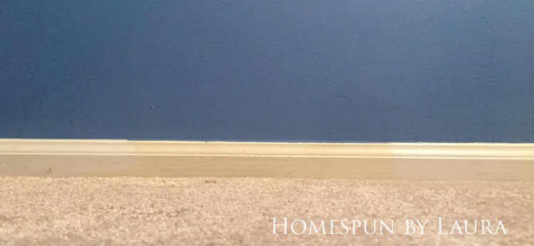 30 Projects in 30 Days | Touching up baseboards | Homespun by Laura