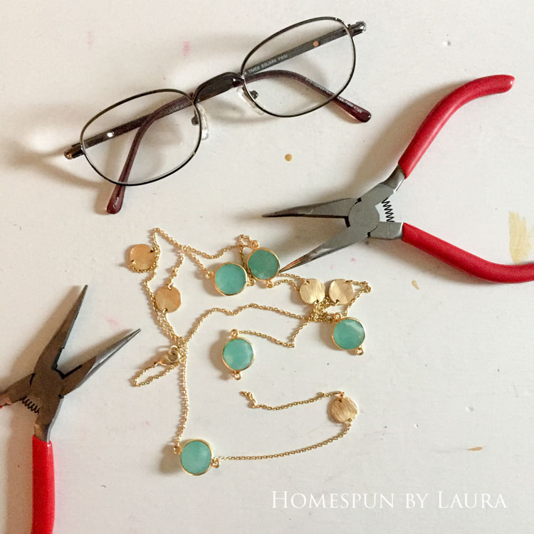 30 Projects in 30 Days | Fix broken necklace | Homespun by Laura