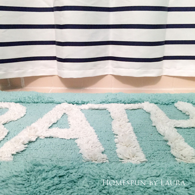 DIY NON-SKID RUG BACKING FROM OLD YOGA MAT | Homespun by Laura