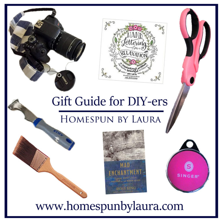 Gift guide for DIYers, artists, and makers | Find the perfect birthday, Christmas, or anniversary gift for the creative people in your life | Homespun by Laura