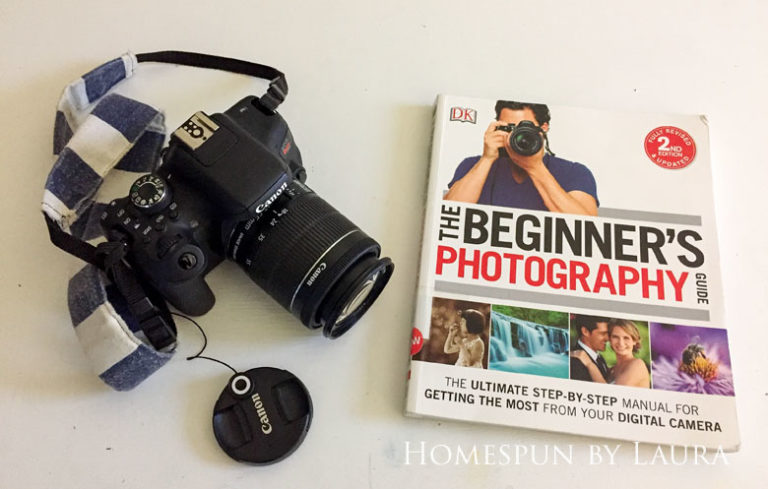 The Beginners Guide to Photography by Chris Gatcum is a great resource for first time DSLR camera owners | DIY Gift Guide for Makers and DIYers by Homespun by Laura