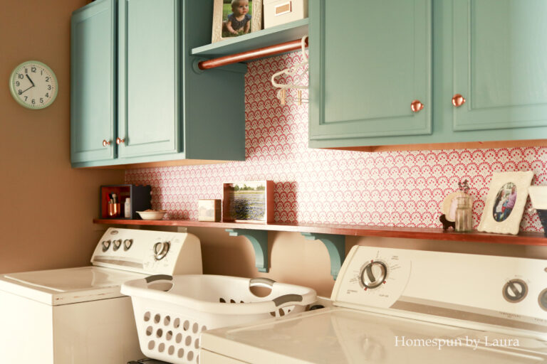 colorful laundry rooms
