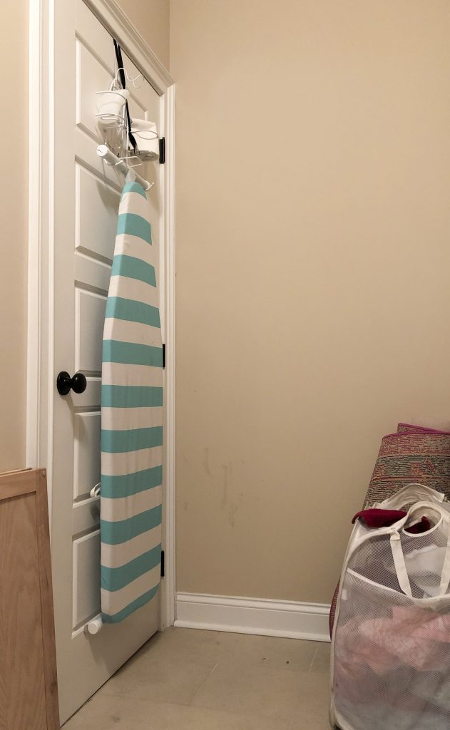 ironing board before