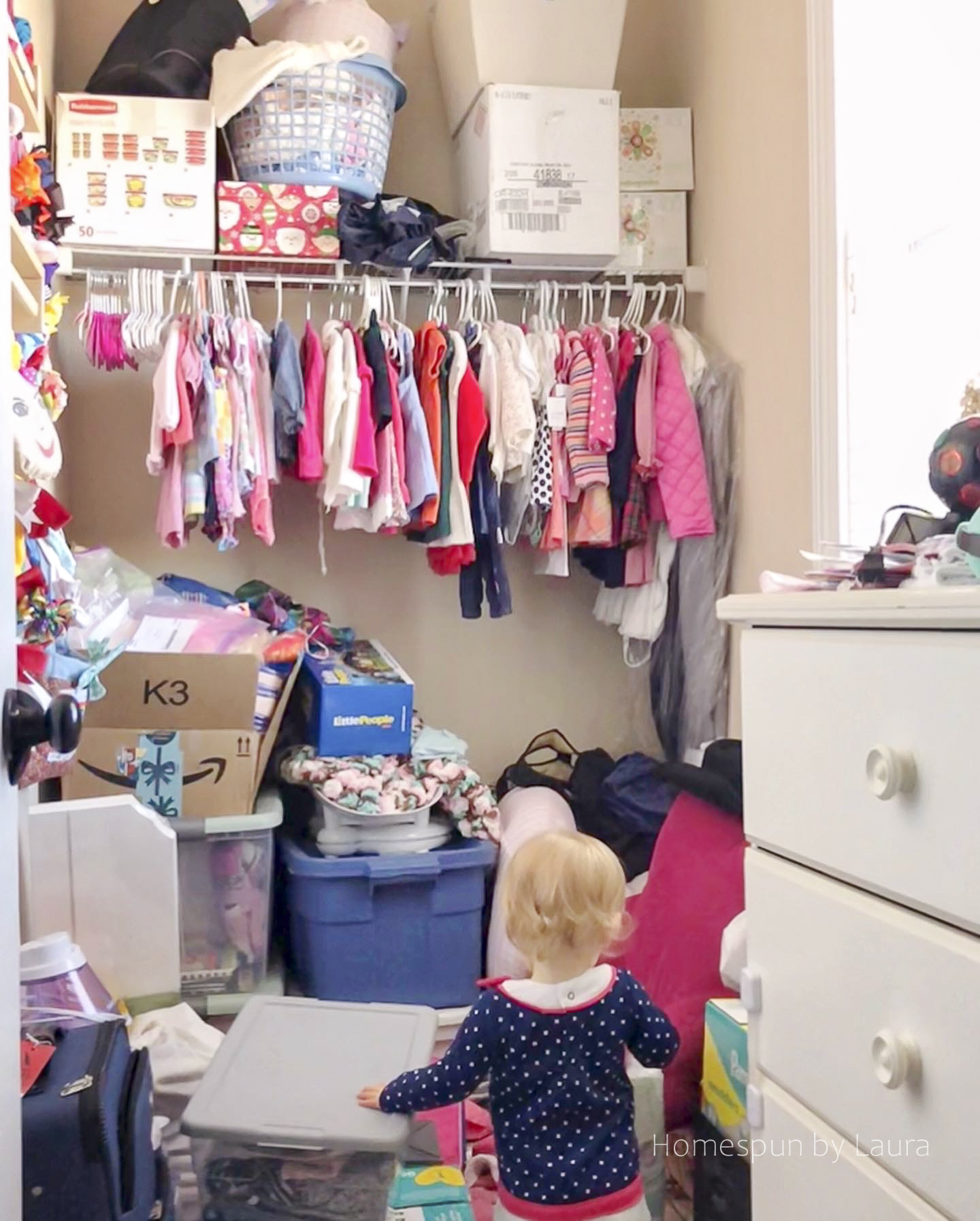 Closet full outlet of baby stuff