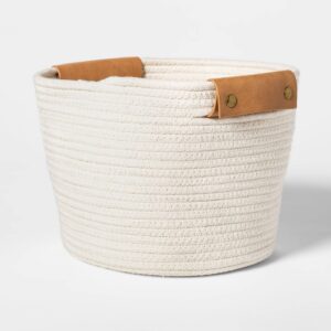 Off-white rope basket from Target