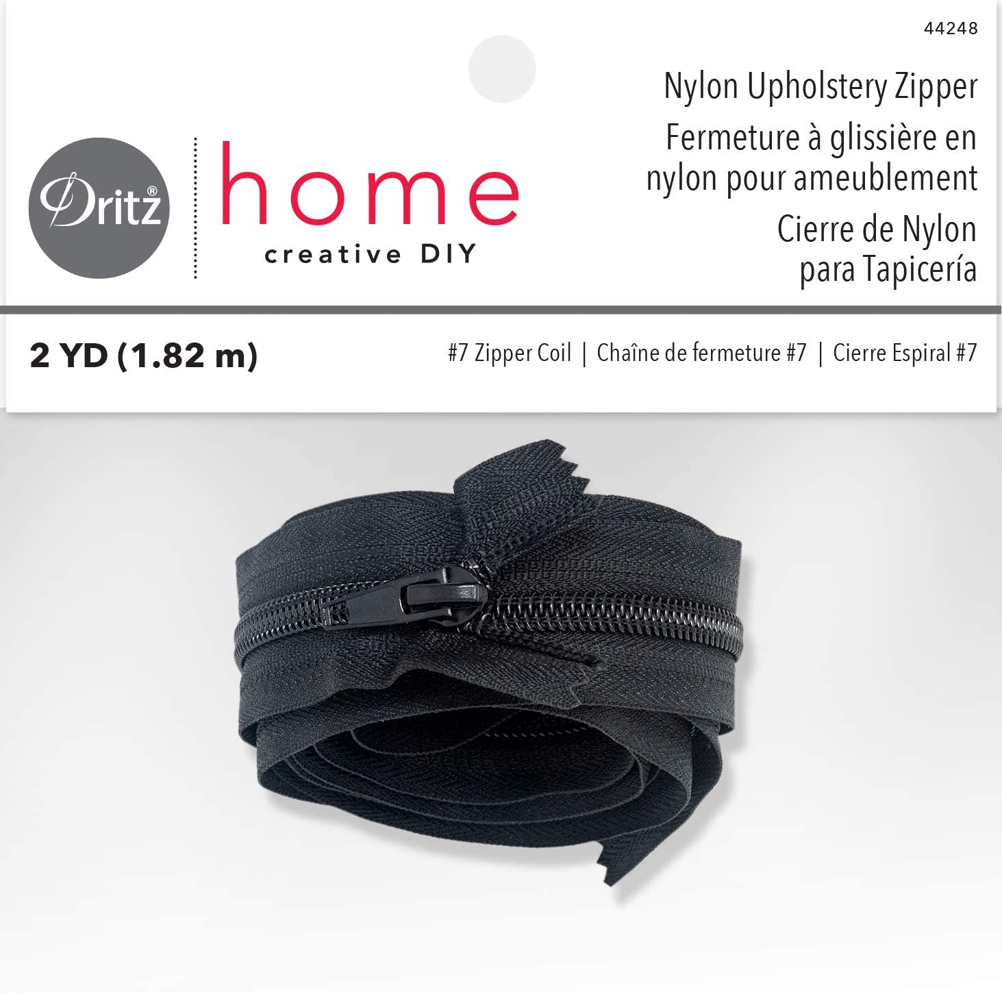 72 inch Nylon Upholstery Zipper