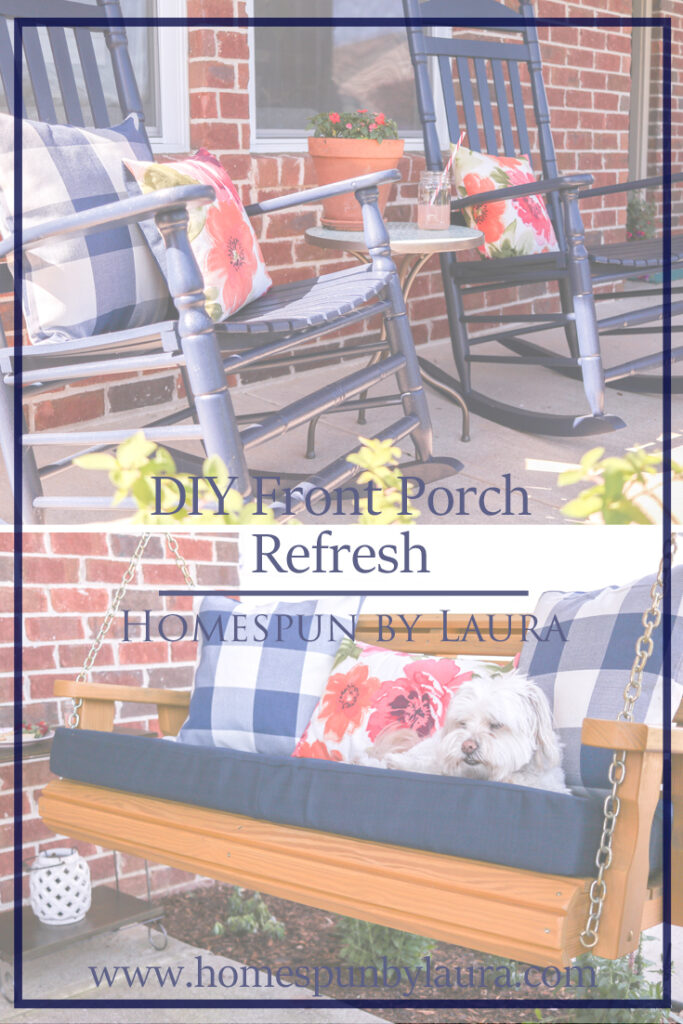 DIY Front Porch Refresh | simple ideas for big impact changes